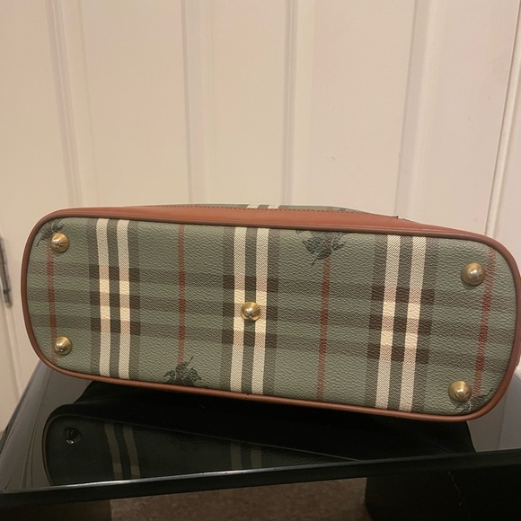 Burberry Haymarket Handbag. - Picture 15 of 17